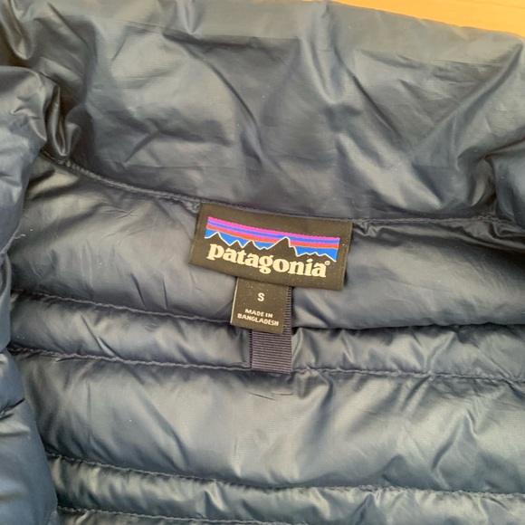 Patagonia Fiona Down Parka, Navy Blue, S - Picture 2 of 5
